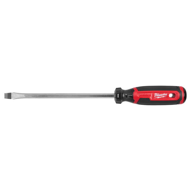 Milwaukee® 3/8" Slotted Cushion Grip Screwdriver, 8" Long