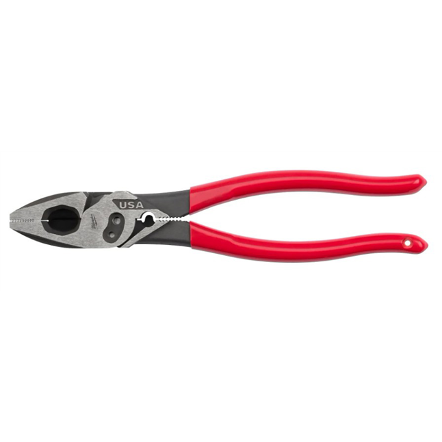 Milwaukee® 9" Lineman's Pliers / Crimper & Bolt Cutter w/ Comfort Grip