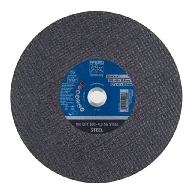 Pferd Cut-Off Wheel for Portal Saws, SG Steel, T1, Aluminum Oxide