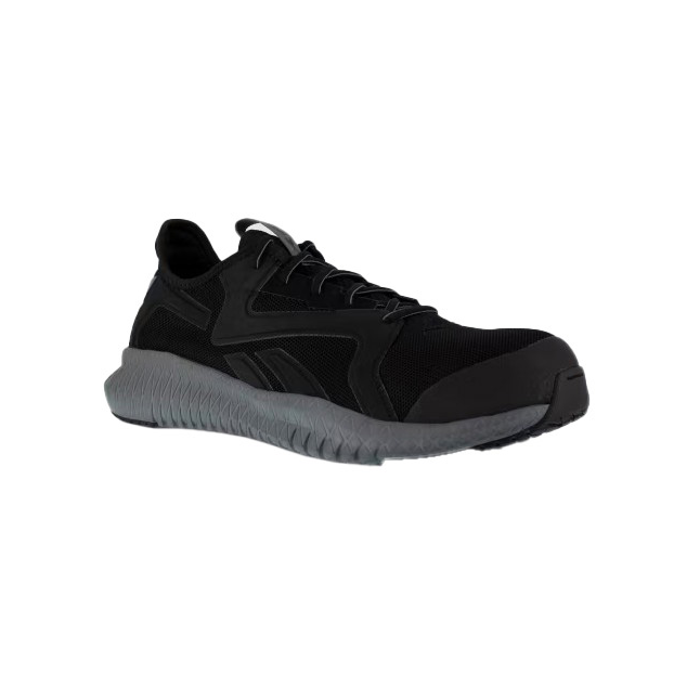 Reebok Flexagon SD comp toe sneaker, black, womens