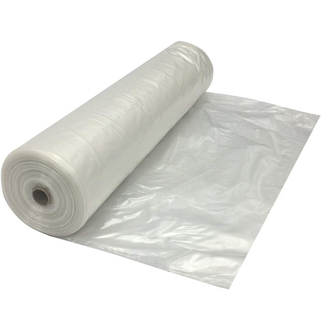 20' X 100' 3 Mil Clear Poly Sheeting