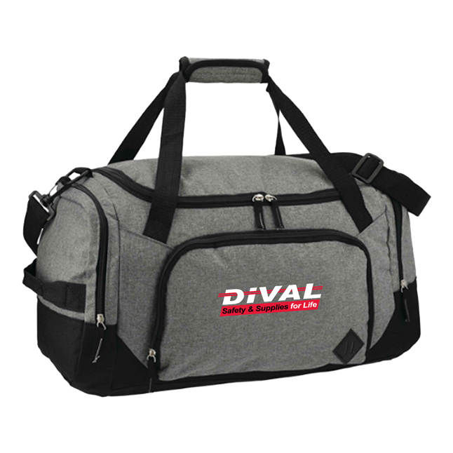 Graphite Weekender Bag with DiVal Logo