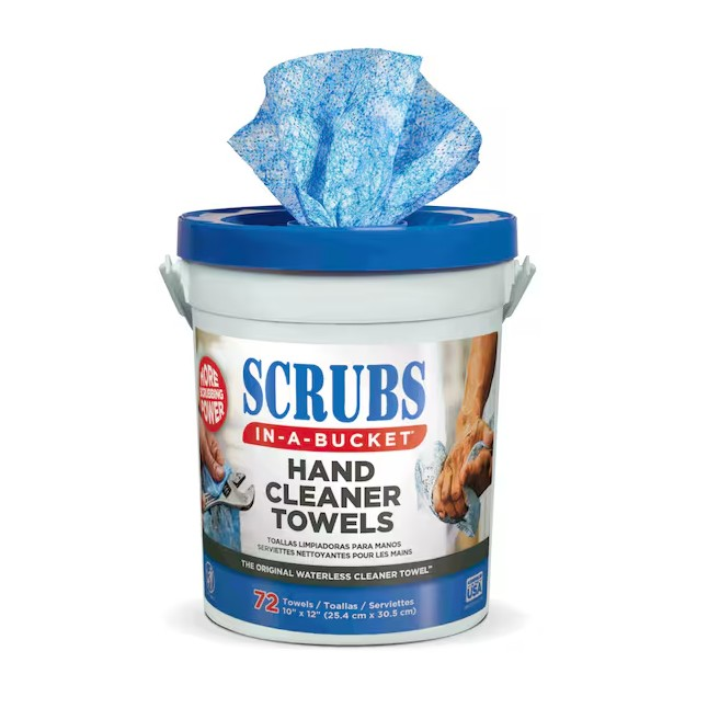 Rough Tough SCRUBS in-a-Bucket® Hand Cleaner Towels Main Image