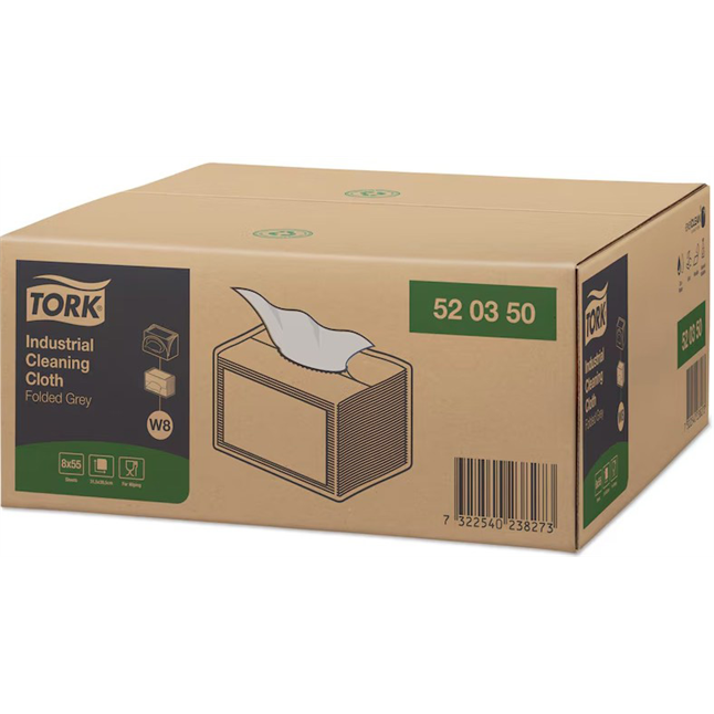 Tork Heavy Duty Industrial Roll wiper, 1,050 sheets per roll