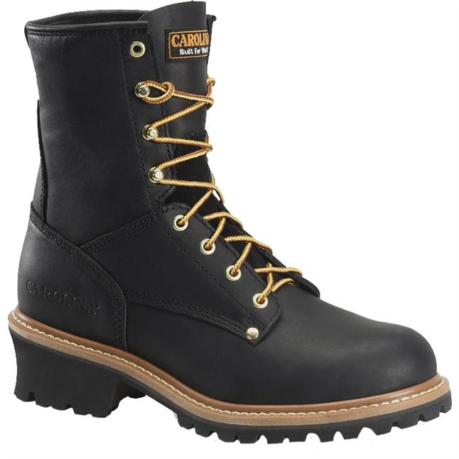 Carolina Men's 8" Elm Steel Toe Unlined Logger Boot Main Image