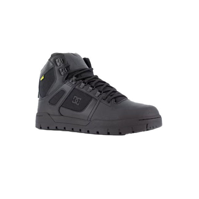 DC Pure Work comp toe shoe, black, men's