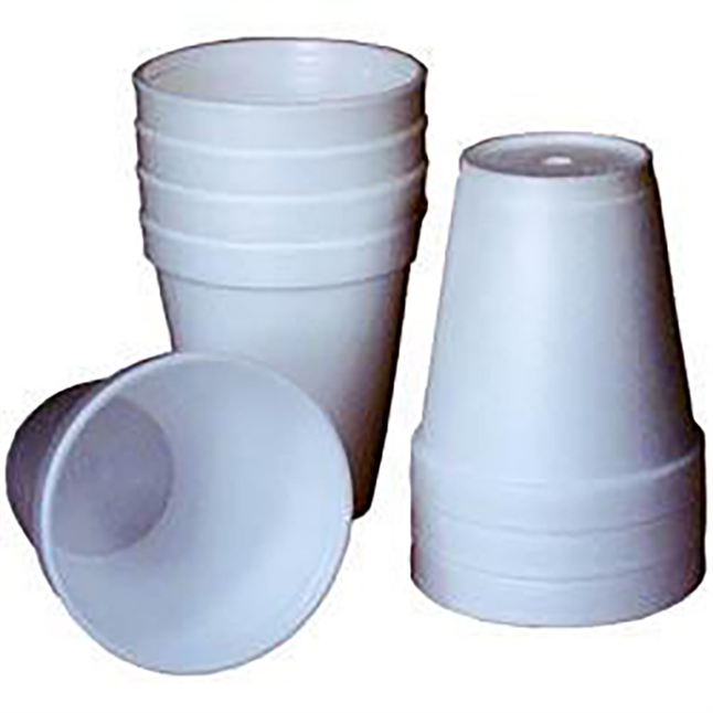 Insulated White Foam Drink Cups, 8oz Main Image
