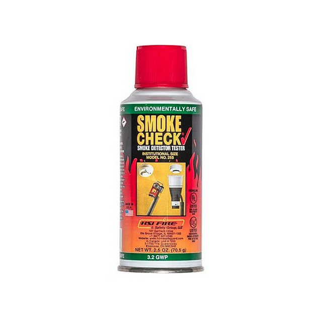 CheckTM smoke detector tester, 2.5 oz can, 12/cs