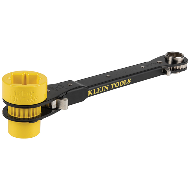 Klein® Heavy Duty 6-in-1 Ratcheting Lineman's Combo Wrench