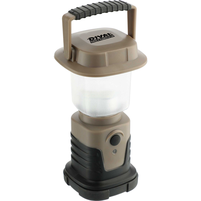 Mini Camping Lantern with DiVal Logo Main Image