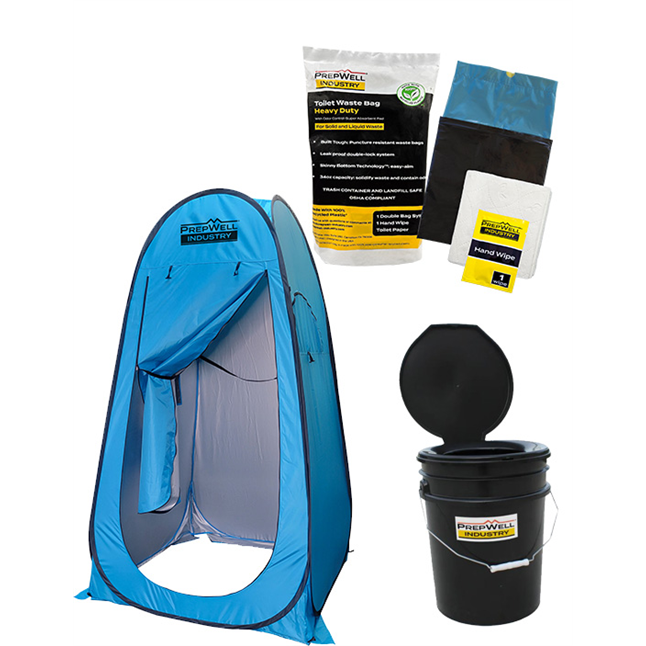 PrepWell Privacy Tent Shelter Kit Main Image