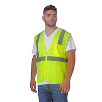 Illuminator™ Economy Mesh Class 2 Vest with Zipper Closure