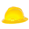 MSA V-Gard® Type I Slotted Full Brim Hard Hat Main Image