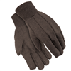 Premium 9 oz Brown Jersey Men’s Knit Wrist Gloves Main Image