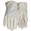 Cotton Double Palm Gloves, Band Top, Made in USA Main Image