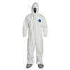 DuPont™ Tyvek® 400 Coverall, TY122S, Hood, Elastic Wrist, Skid-Resist Boots, Elastic Waist Main Image