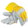 Premium Leather Palm Gloves with Safety Cuff Main Image