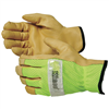 Hi Viz Mesh Back Grain Pigskin Driver Gloves Main Image