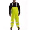 Tingley Comfort-Brite® Class E FR Rain Bib Overalls w/ Snap Fly Front, Flourescent Yellow/Green Main Image