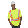 Illuminator™ Class 2 Sweat Activated Performance T-Shirt with 2-Tone Stripes Main Image