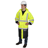 Illuminator™ Class 3, Breathable 75 Denier Ripstop, 48" Black Bottom Raincoat Main Image