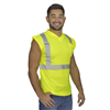 Illuminator™ Sleeveless Class 2 T-Shirt with Segmented, Stretch Reflective Stripes Main Image