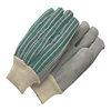 Leather Palm Gloves, Men's Knit Wrist Main Image