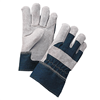 Economy Leather Palm Gloves with Denim Back Main Image