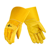 Rough Rider® Grain Leather Palm Gloves, Gauntlet Cuff Main Image