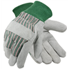 Leather Palm Gloves, Knit Wrist Main Image