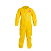 DuPont™ Tychem® 2000DuPont™ Tychem® 2000 Coverall. Collar. Stormflap. Open Wrists and Ankles. Serged Seams. Yellow. Main Image