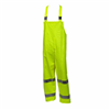 Tingley Eclipse™ Class E FR Rain Bib Overalls w/ Snap Fly Front, 8.7 cal/cm2, Fluorescent Yellow/Green Main Image