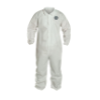 DuPont™ ProShield® 60 Coverall. Collar. Elastic Wrists and Ankles. Serged Seams. White. Main Image