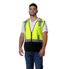 Illuminator™ Mesh Class 2 Black Bottom Vest Main Image