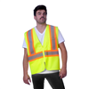 Illuminator™ Mesh Class 2 Vest with Two Tone Stripes and Zipper Closure Main Image