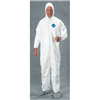 DuPont™ Tyvek® 400 Coverall, TY122S, Hood, Elastic Wrist, Skid-Resist Boots, Elastic Waist Main Image